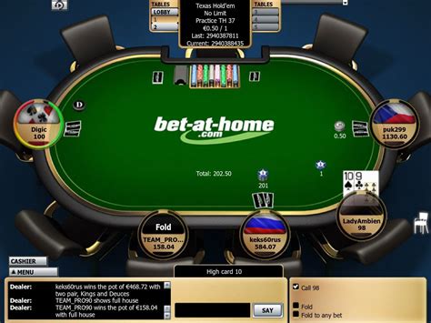 bet-at-home poker geht nicht